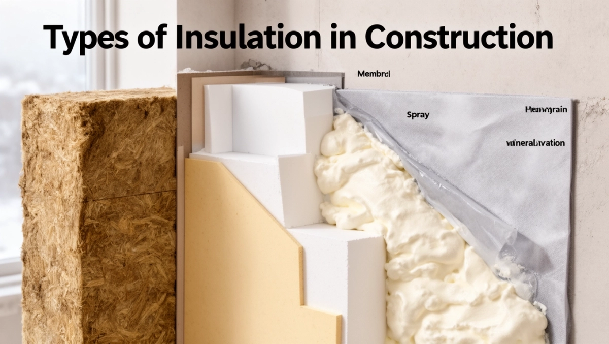 Rodzaje izolacji w budownictwie